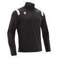 Gange 1/4 Zip Top SORT/HVIT 4XL Teknisk treningsgenser - Unisex