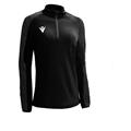 Dora Womens 1/4 Zip Top  BLK L Teknisk treningsgenser til dame