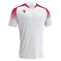 Alioth Shirt WHT/RED 3XS Teknisk spillerdrakt i ECO-tekstil