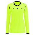 Stephanie Refeere LS shirt NEON YELLOW M Dommerdrakt til dame