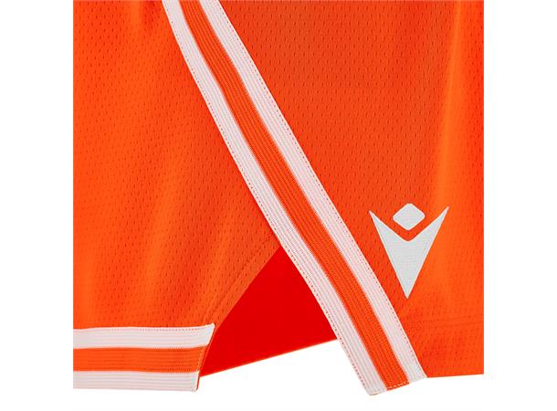 Kansas Basket Eco Shorts ORA/WHT M Teknisk basketshorts - Unisex 
