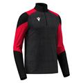 Izel Training 1/4 Zip Top BLK/RED L Teknisk treningsgenser - Unisex