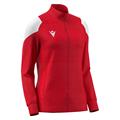 Valkyria Full Zip Top Woman RED/WHT S Teknisk reisejakke til dame