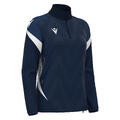 Leona Training 1/4 Zip Top W NAV/WHT L Teknisk treningsgenser til dame