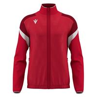 ODIN full zip top RED/WHT 3XS Jakke med kontrastdetaljer